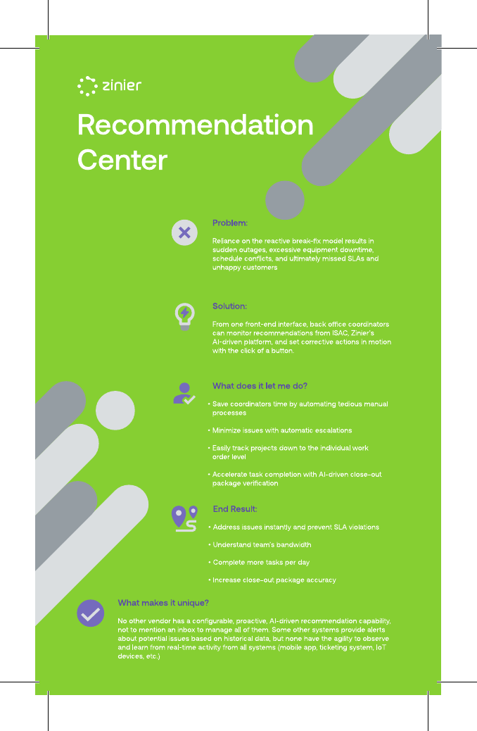 Recommendation Center